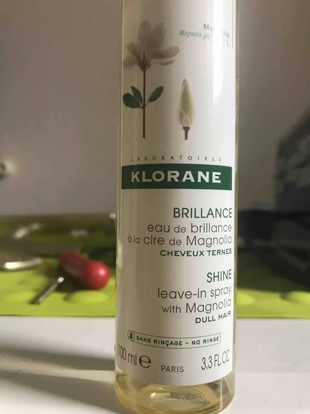 KLORANE - Eau de brillance à la cire de Magnolia