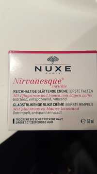 NUXE - Nirvanesque - Crème riche lissante - 1ères rides
