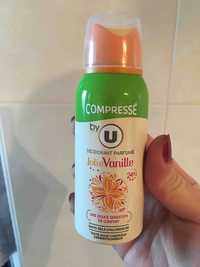 BY U - Compressé - Déodorant parfumé jolie vanille