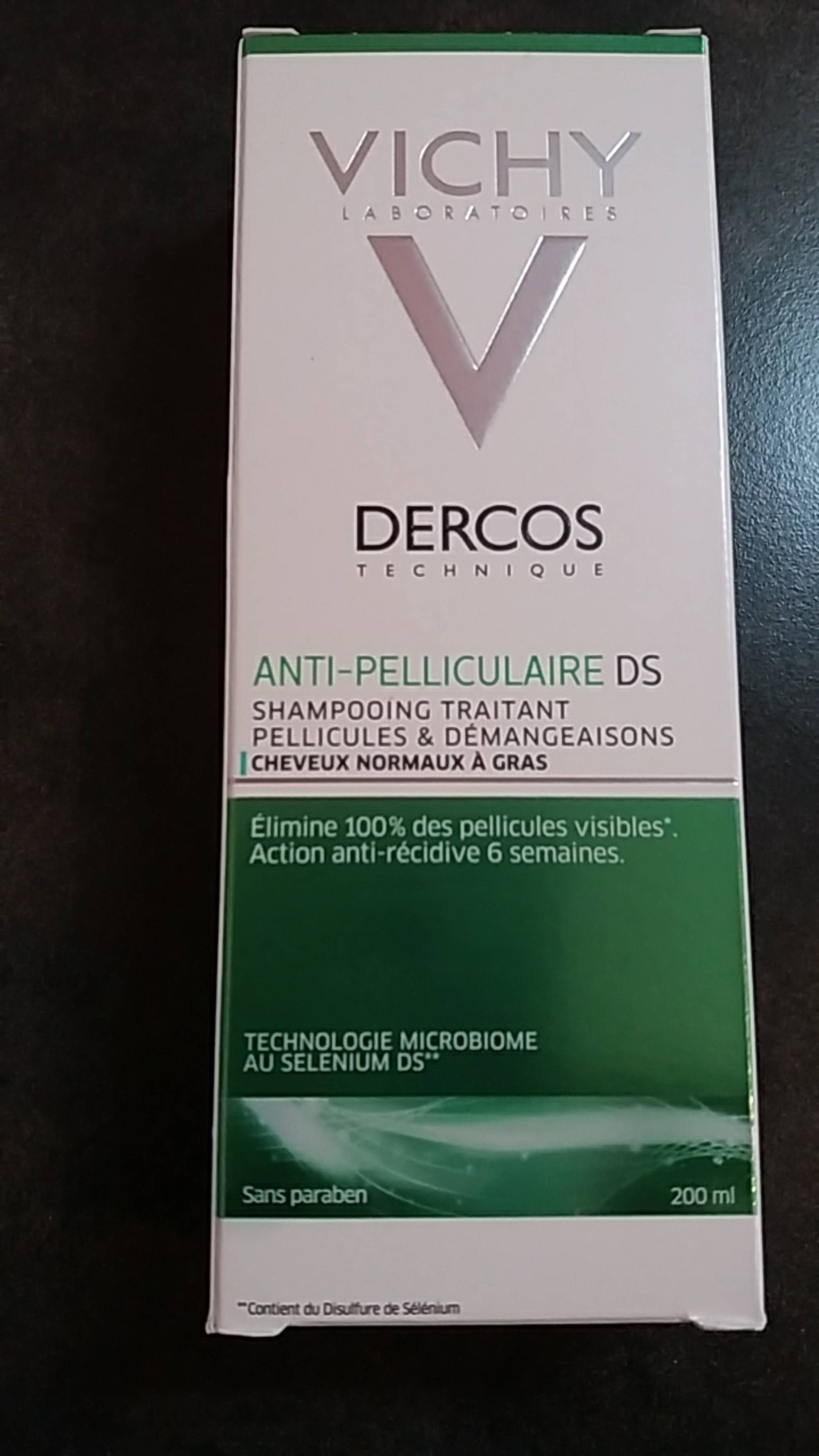 VICHY - Dercos - Shampooing traitant anti-pelliculaire DS