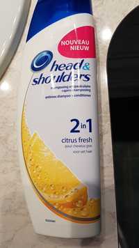 HEAD & SHOULDERS - Shampooing antipelliculaire 2 in 1 citrus fresh