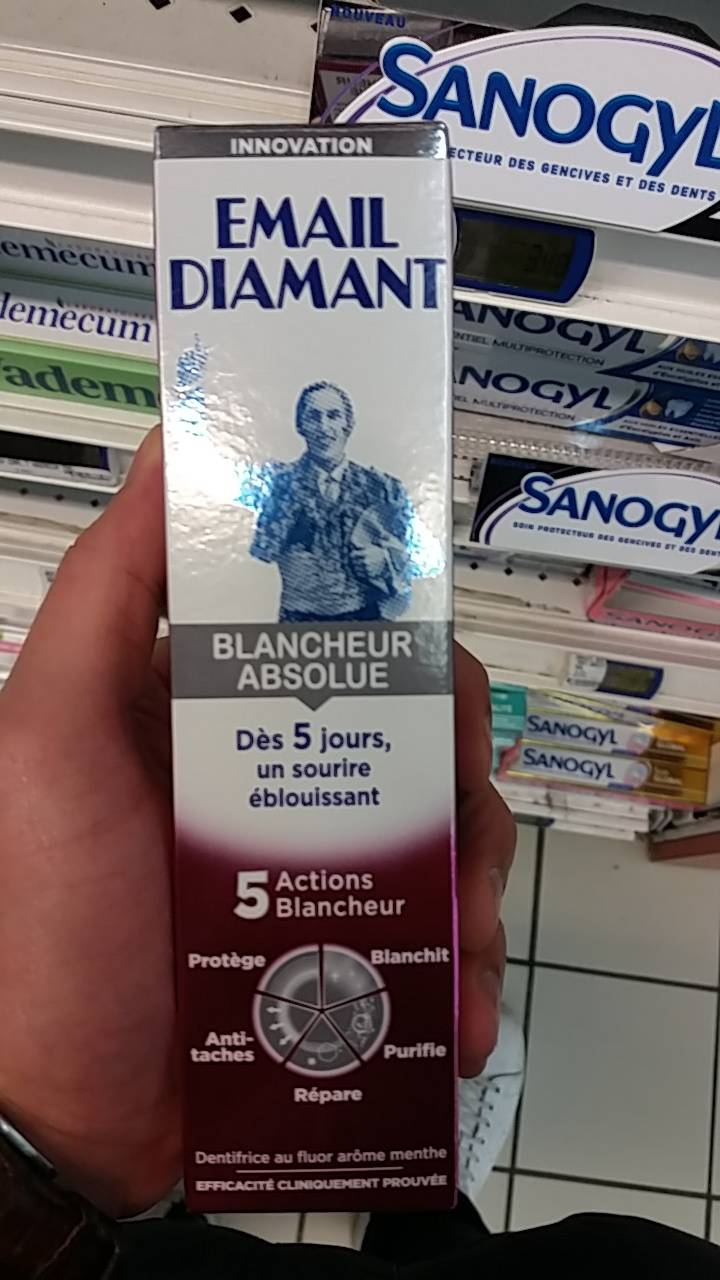 EMAIL DIAMANT - Dentifrice Blancheur absolue