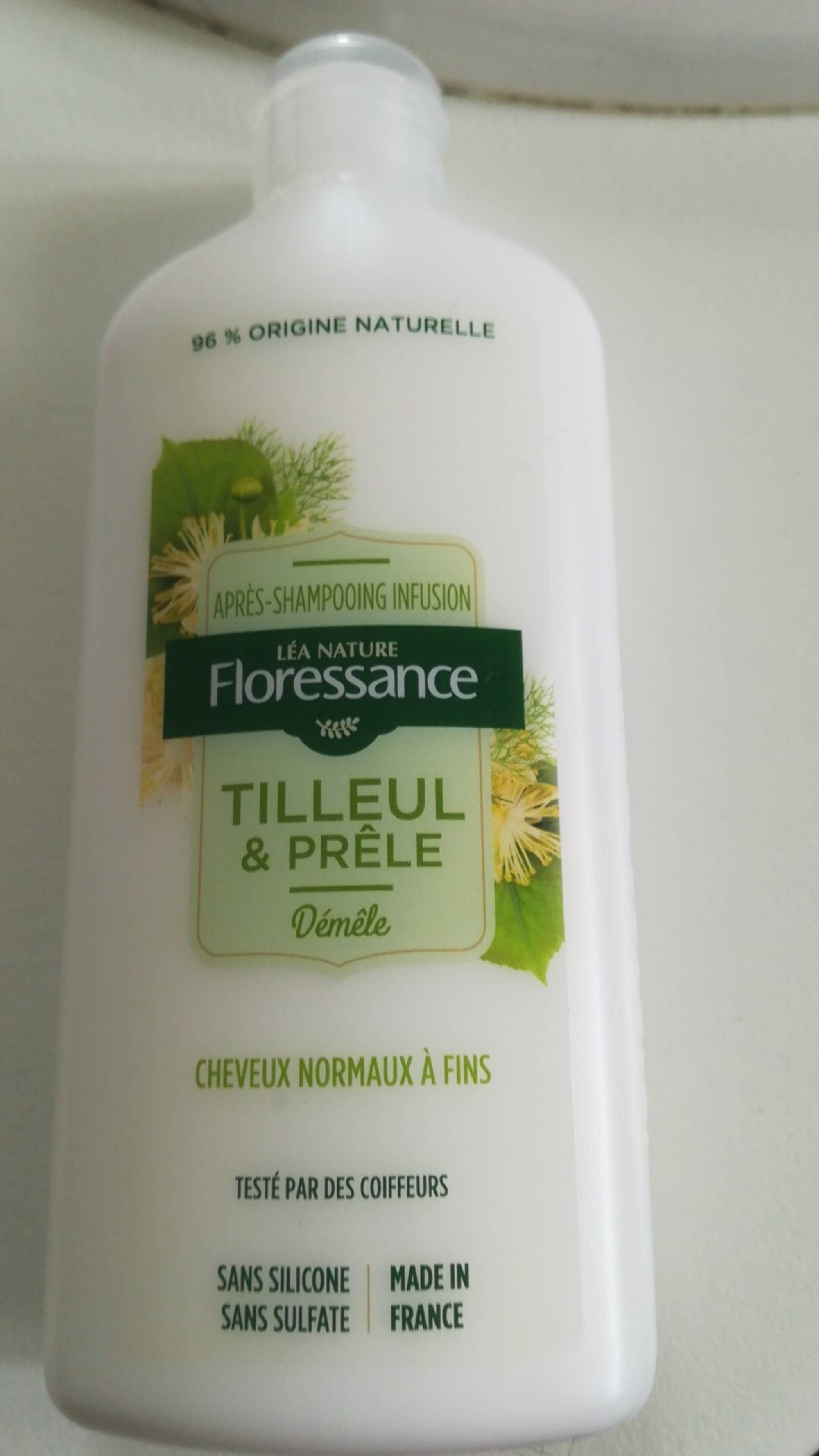 FLORESSANCE - Tilleul & prêle - Après-shampooing infusion