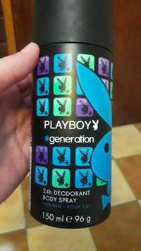 PLAYBOY - Generation - Déodorant pour lui 24h