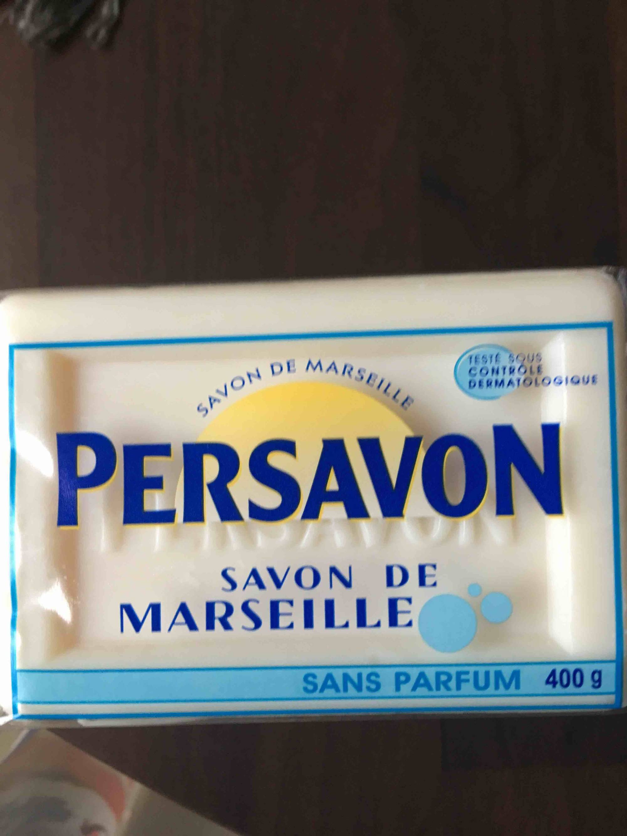 Composition PERSAVON Savon de Marseille sans parfum - UFC-Que Choisir