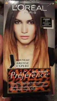 L'ORÉAL - Les ombrés préférence - Ombré n°1 pour châtain foncé