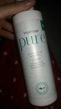 WAITROSE - Pure - Eye make up remover lotion