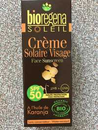 BIOREGENA - Crème solaire visage SPF 50