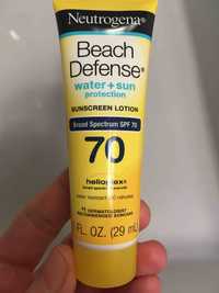 NEUTROGENA - Beach defense - Sunscreen lotion