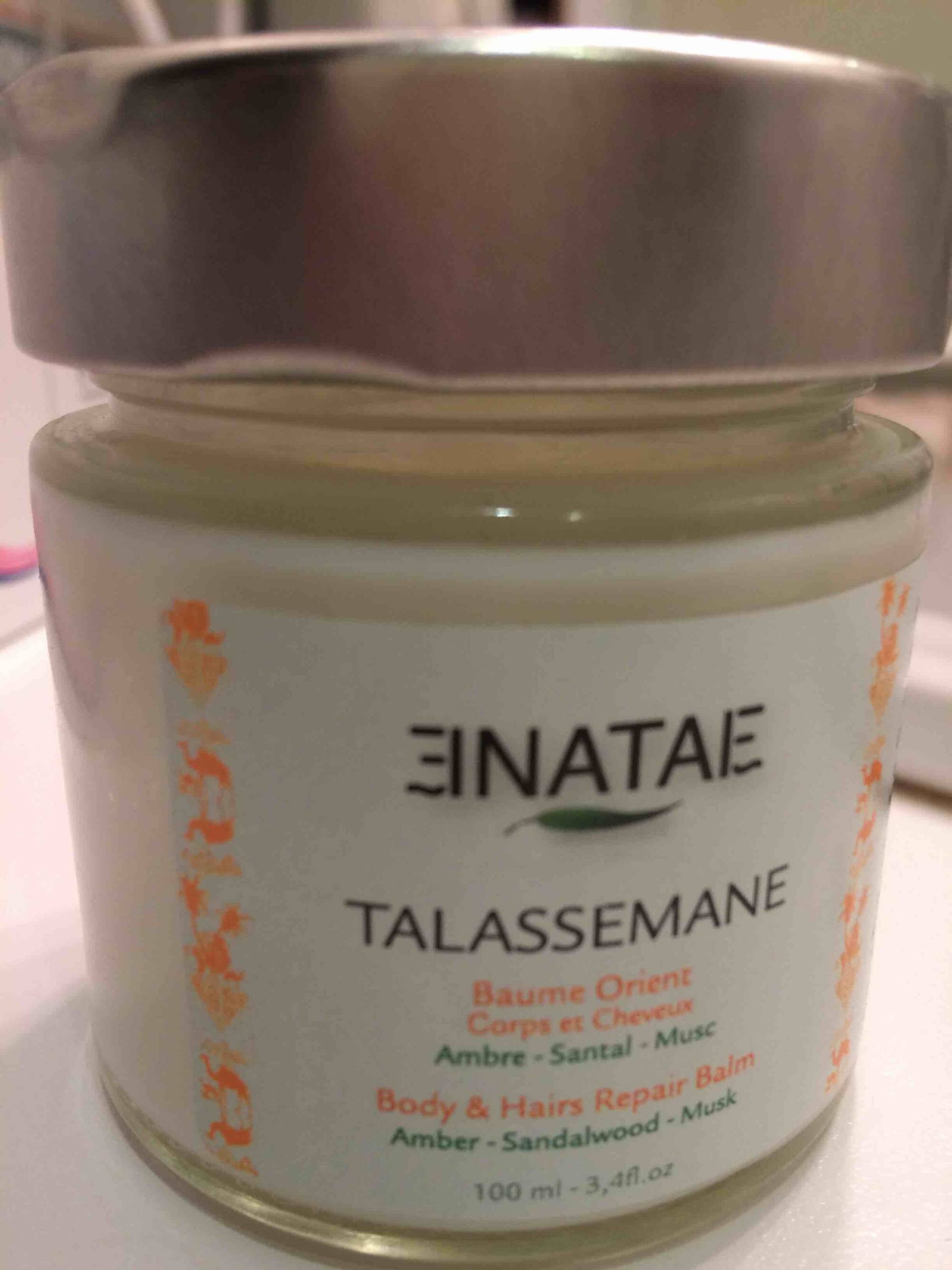 ENATAE - Talassemane - Baume orient corps et cheveux