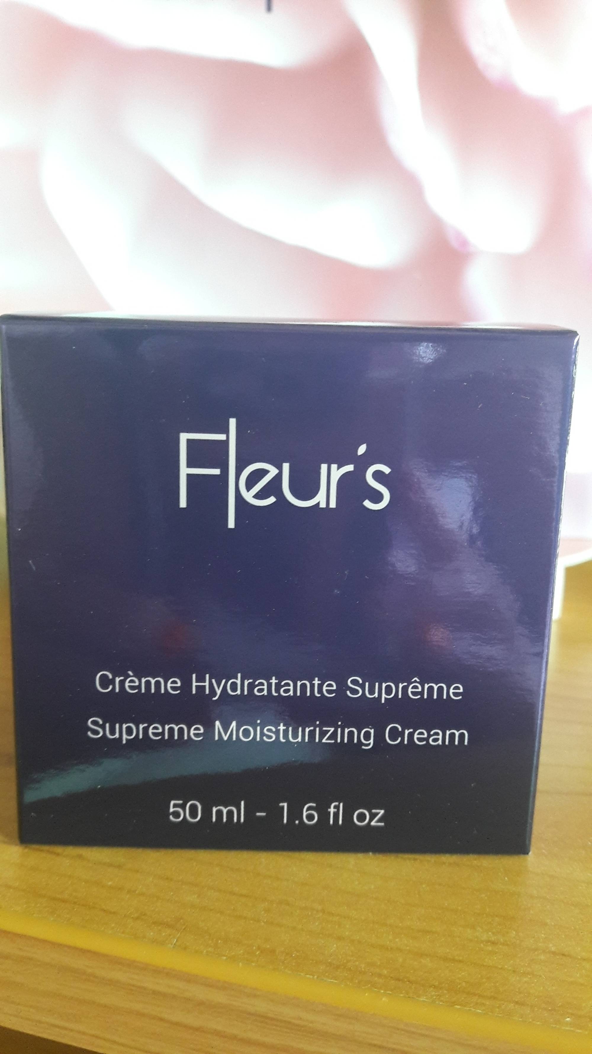 FLEUR'S - Crème hydratante suprême 