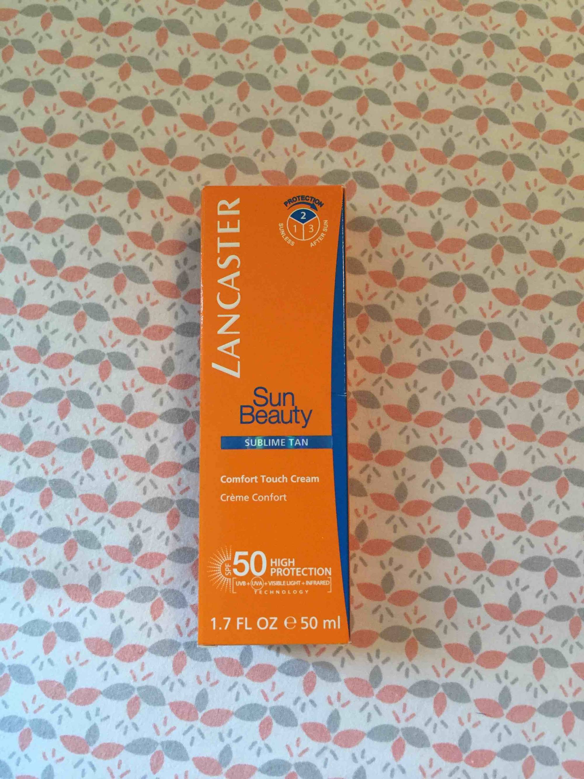 LANCASTER - Sun beauty sublime tan - Crème confort spf 50