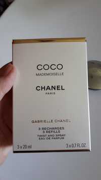 CHANEL - Coco mademoiselle - 3 Recharges eau de parfum