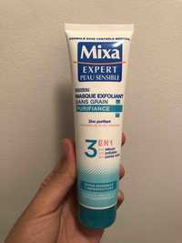 MIXA - Expert peau sensible - Masque exfoliant sans grain 3 en 1
