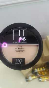 MAYBELLINE - Fit Me - Matte + poreless powder - 110 fair ivory