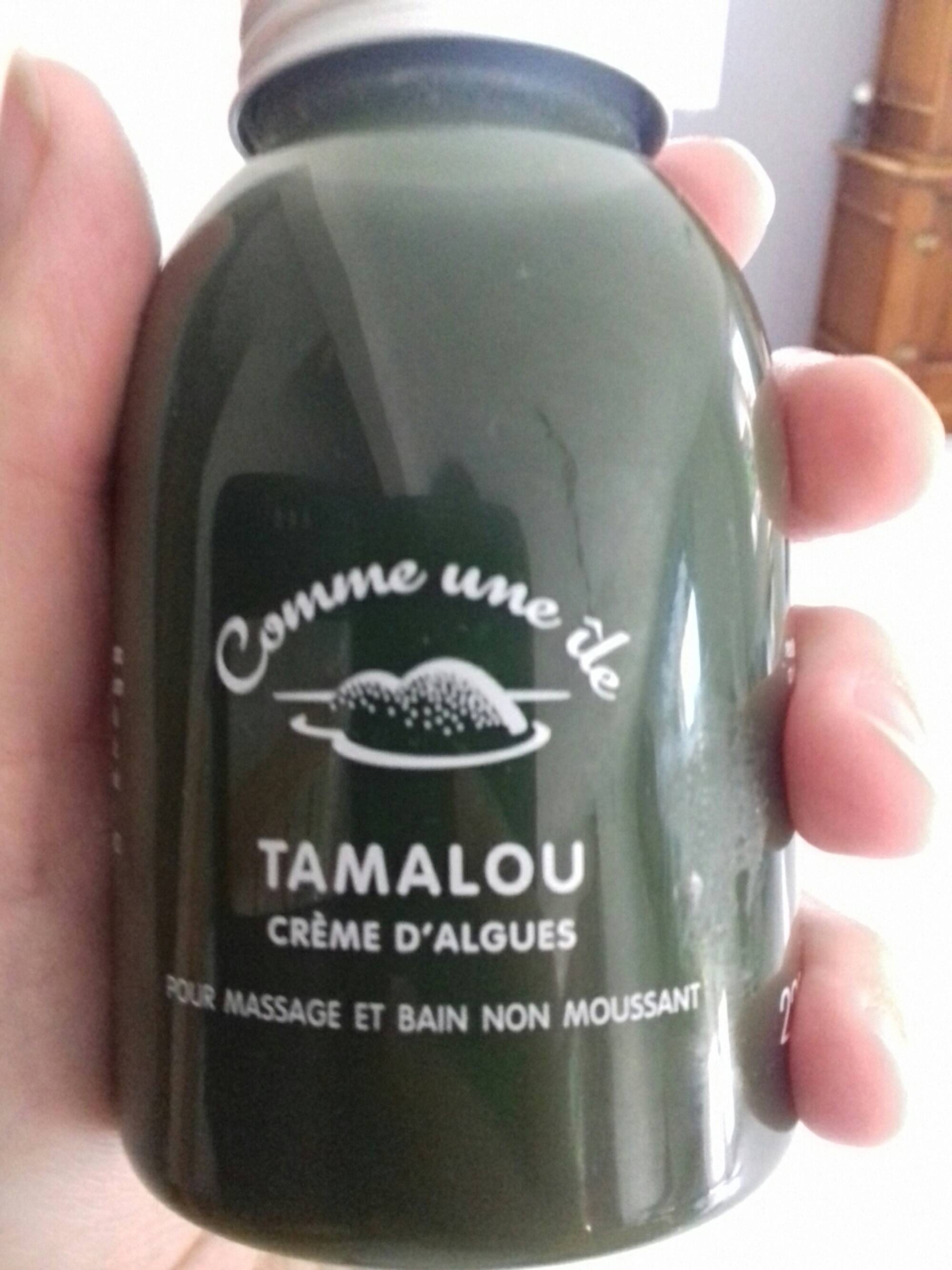 COMME UNE ÎLE - Tamalou - Crème d'algues pour massage et bain non moussant