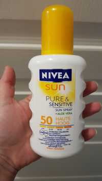 NIVEA - Sun pure & sensitive - Sun spray + aloe vera 50 haute