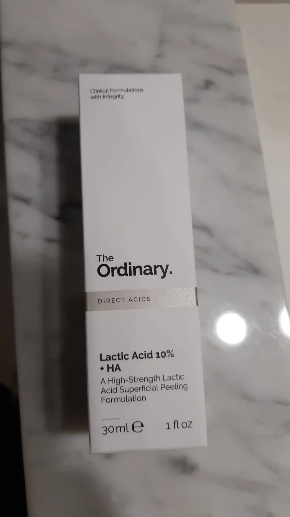 THE ORDINARY - Lactic acid 10 % HA - Acid superficial peeling formulation