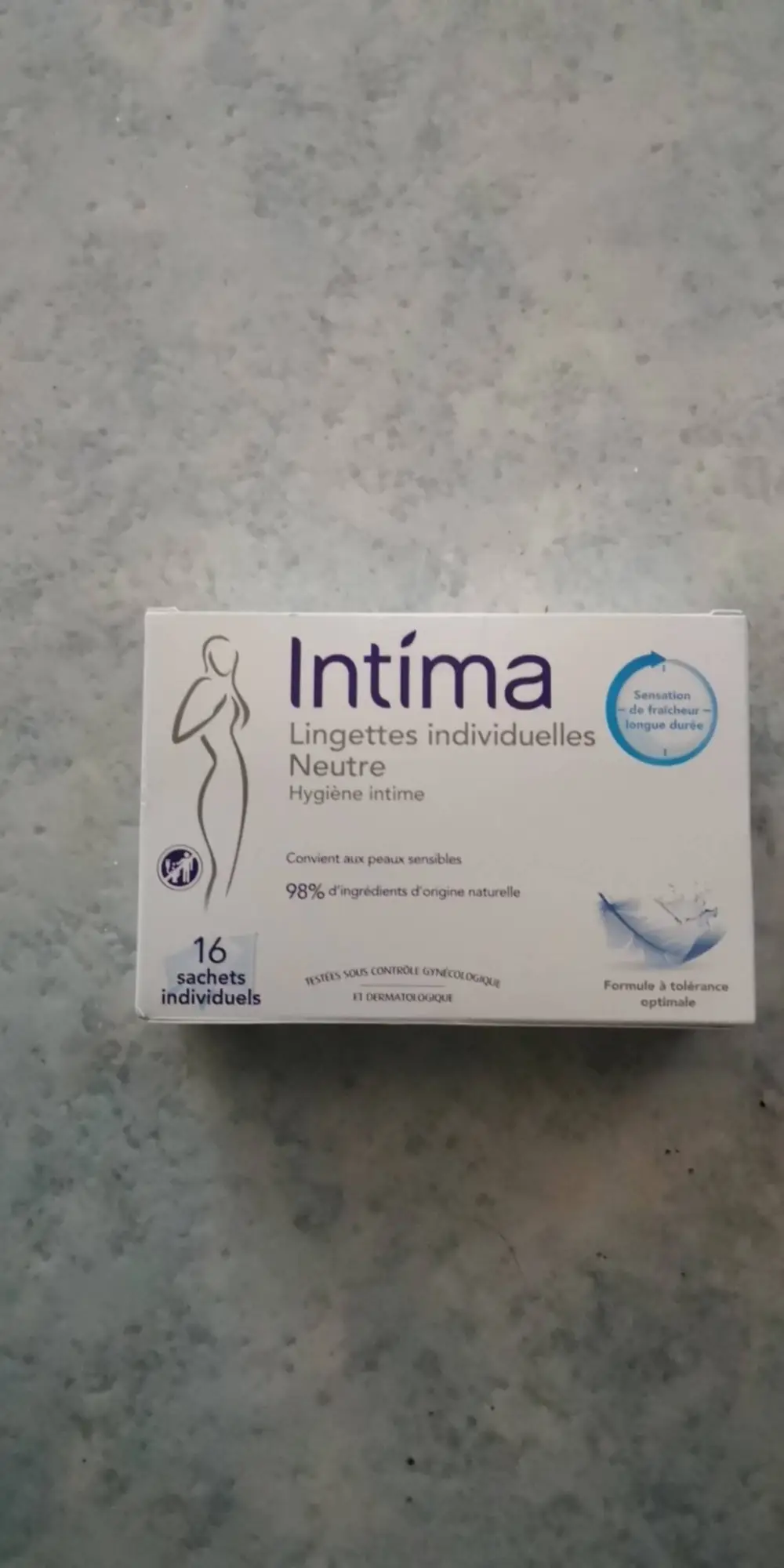 INTIMA - Lingettes individuelles neutre