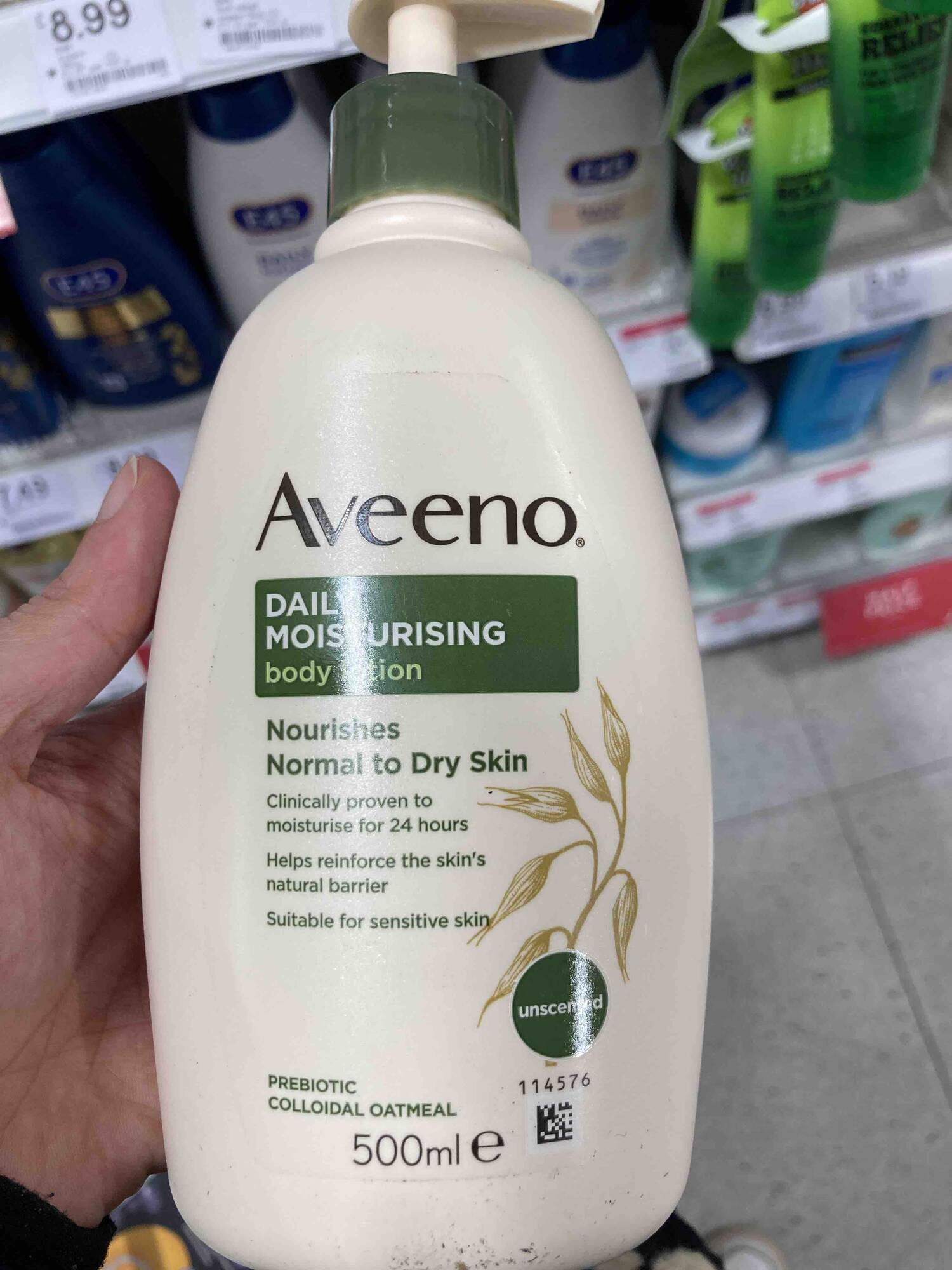 Composition AVEENO Daily moisturing body lotion - UFC-Que Choisir