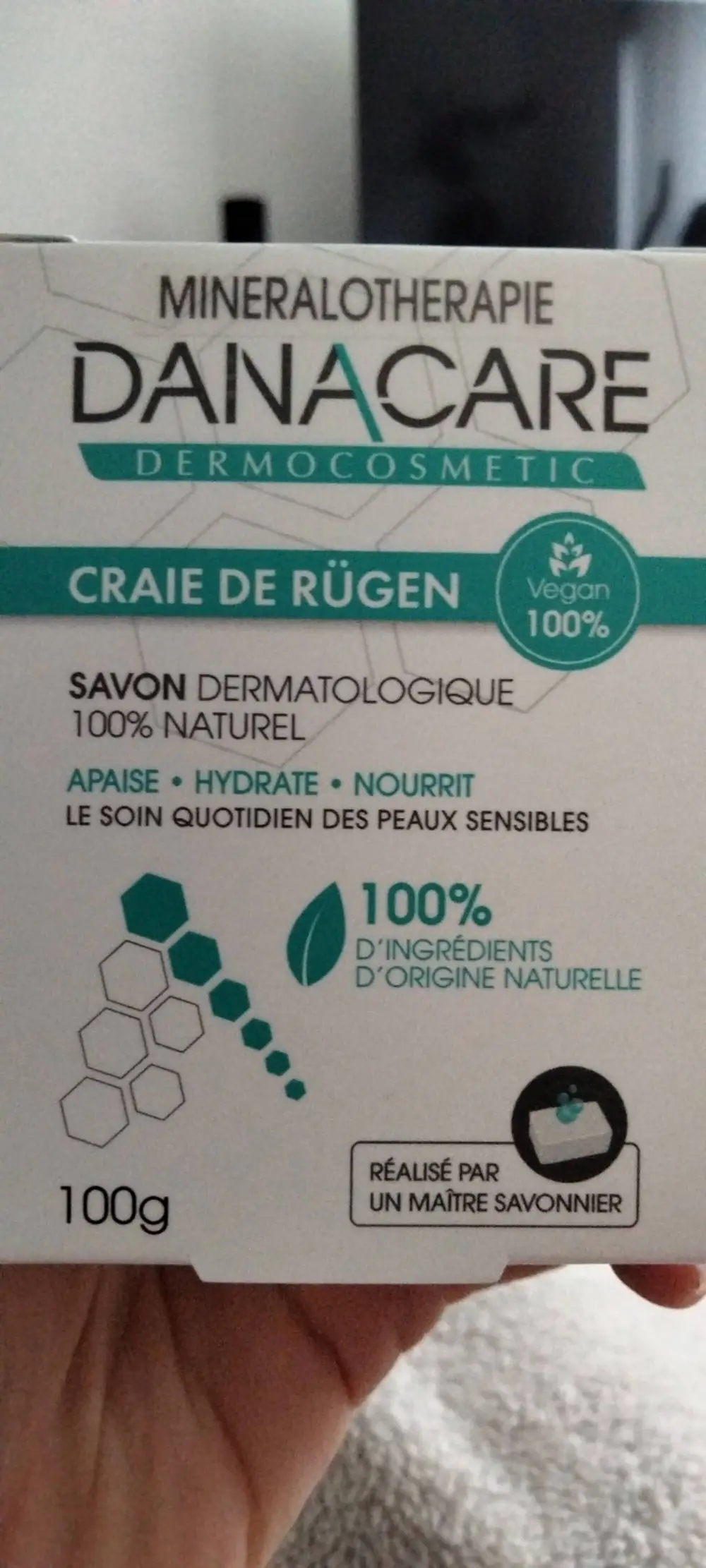 DANACARE - Craie de Rügen - Savon dermatologique