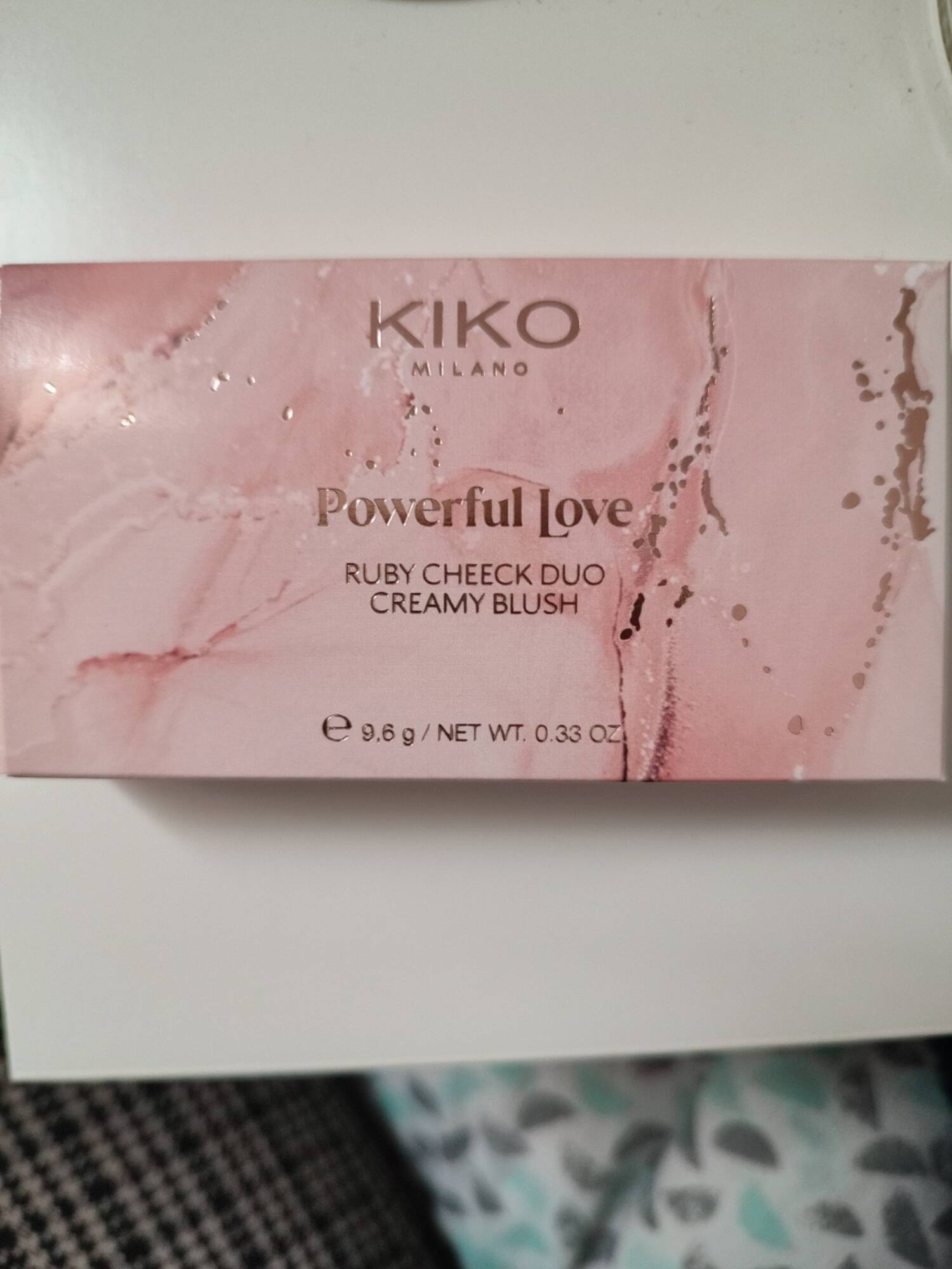 KIKO - Powerful love ruby cheeck duo creamy blush