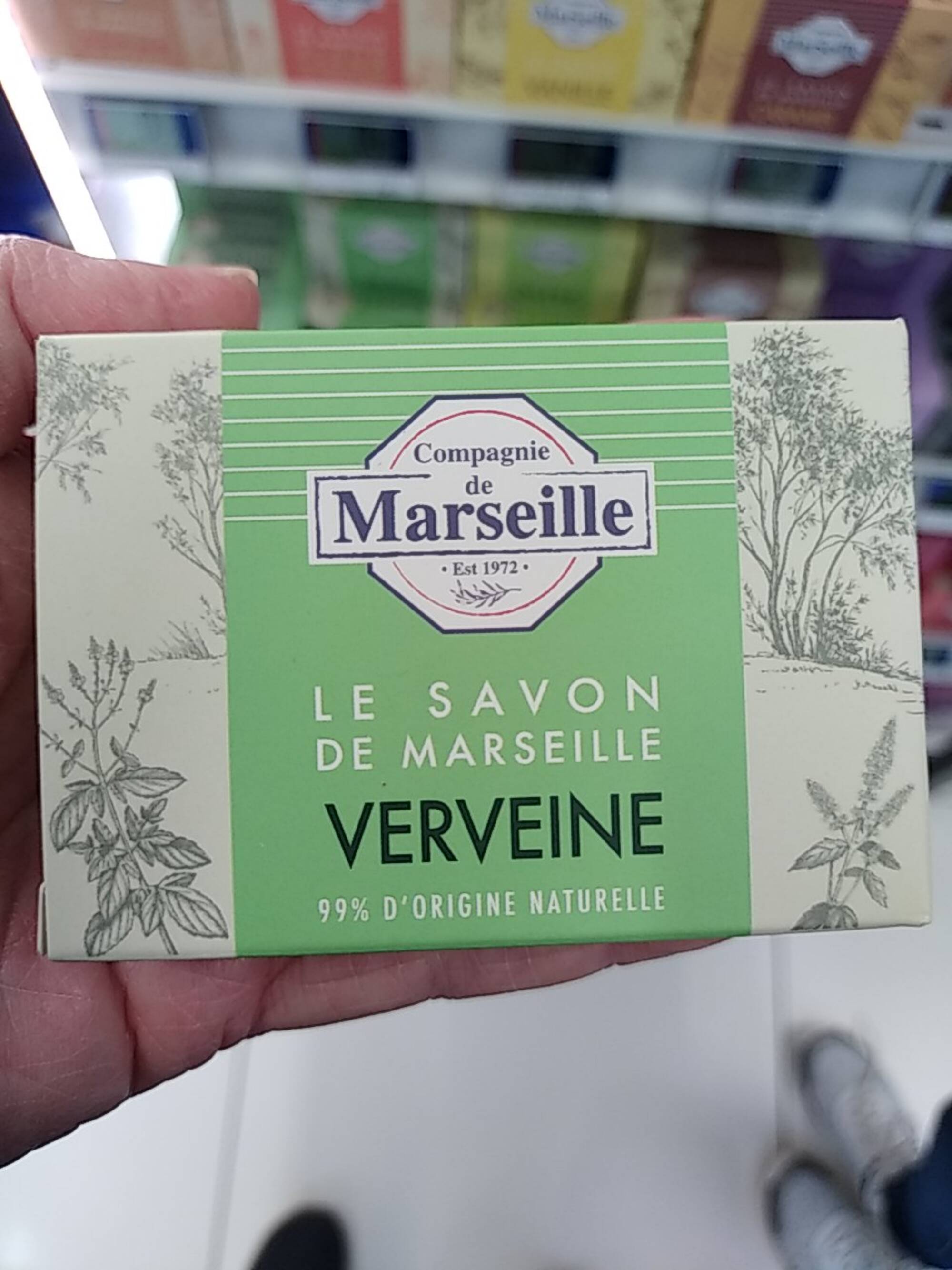COMPAGNIE DE MARSEILLE - Verveine  - Le savon de Marseille 