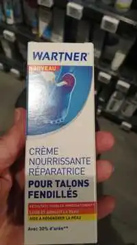 WARTNER - Crème nourrissante réparatrice pour talons fendillés