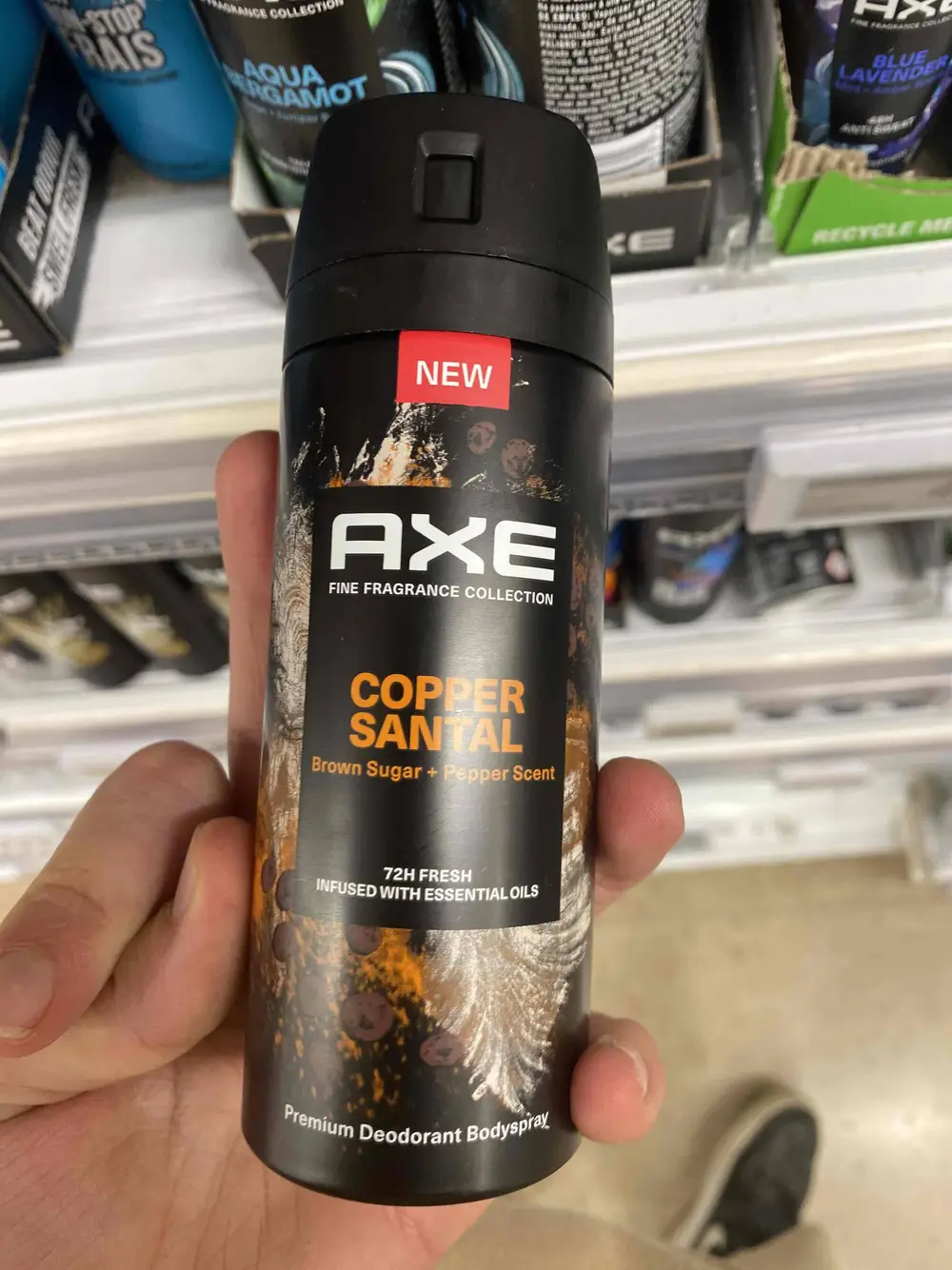 AXE - Copper santal - Premium déodorant bodyspray 72h