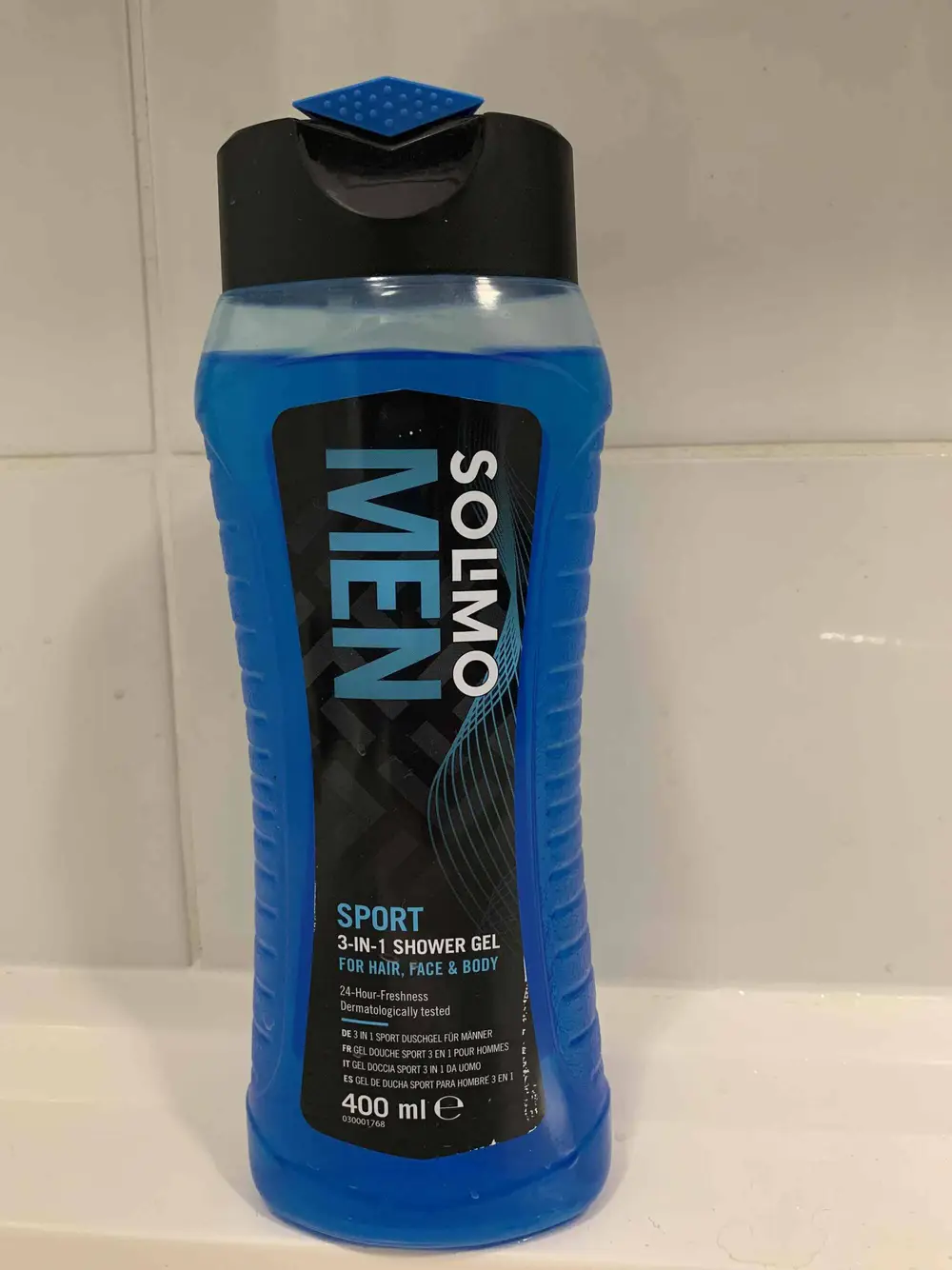 SOLIMO - Sport 3-in-1 shower gel for men