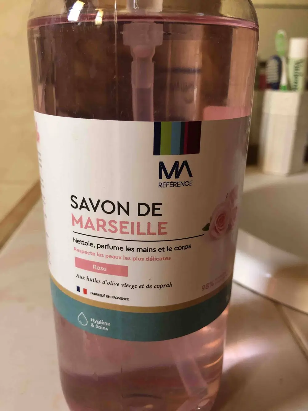 MA RÉFÉRENCE - Savon de Marseille rose