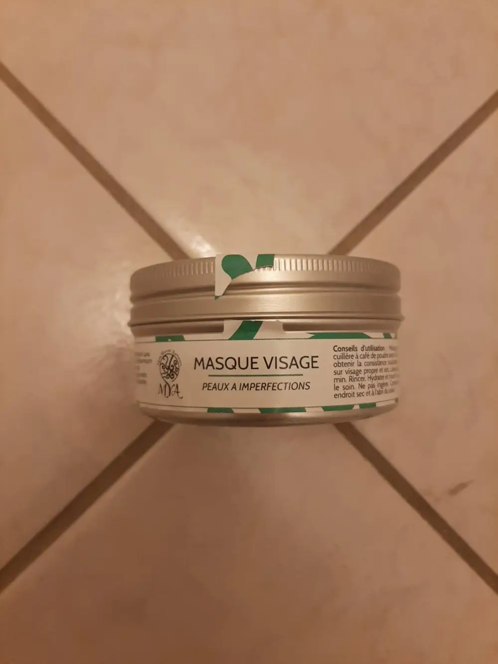 MYA - Masque visage peaux à imperfections