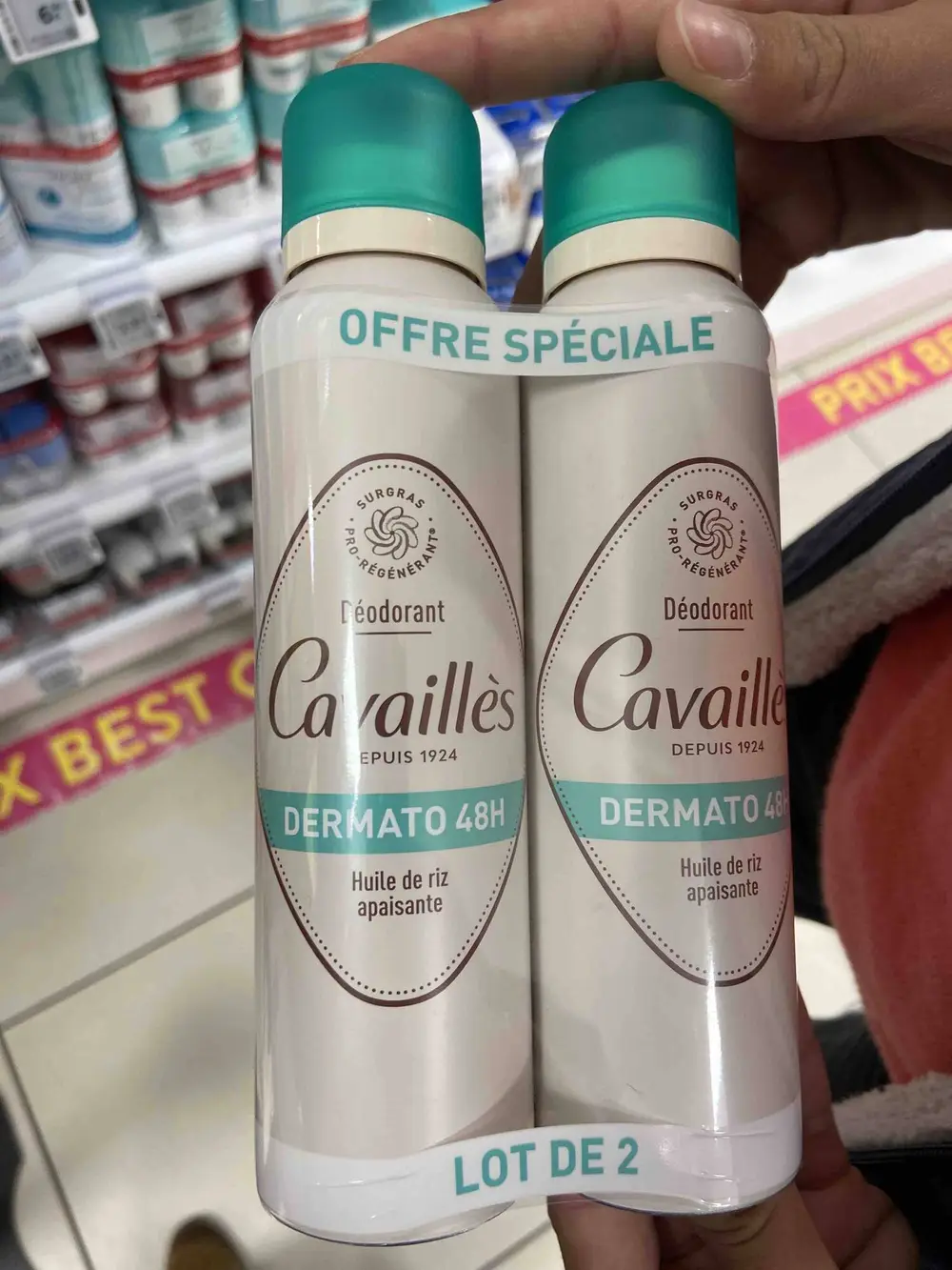 CAVAILLES - Dermato 48H - Déodorant