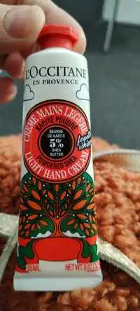 L'OCCITANE - Crème mains légère karité poudre