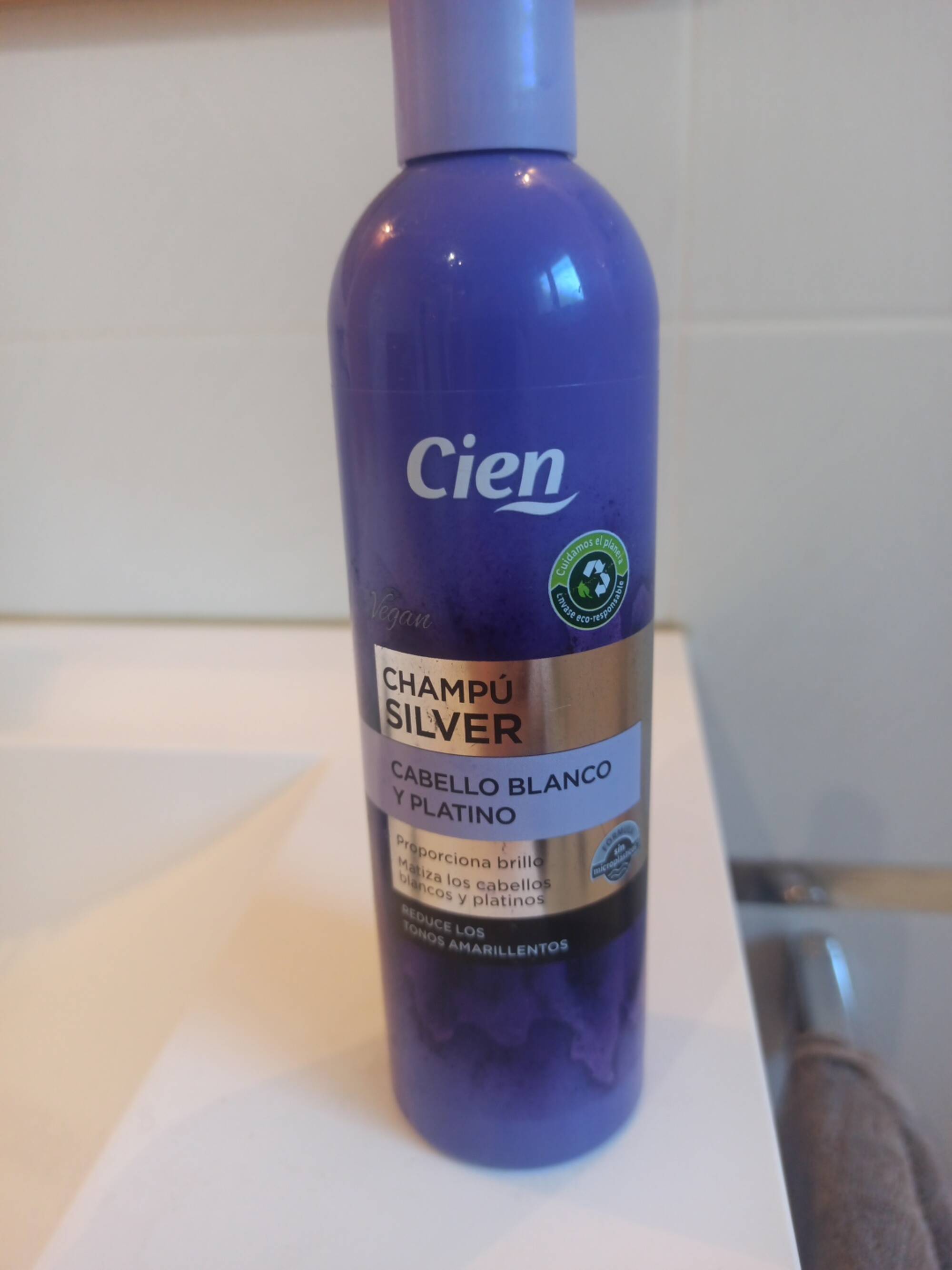 CIEN - Silver -  Shampu cabello blanco y platino