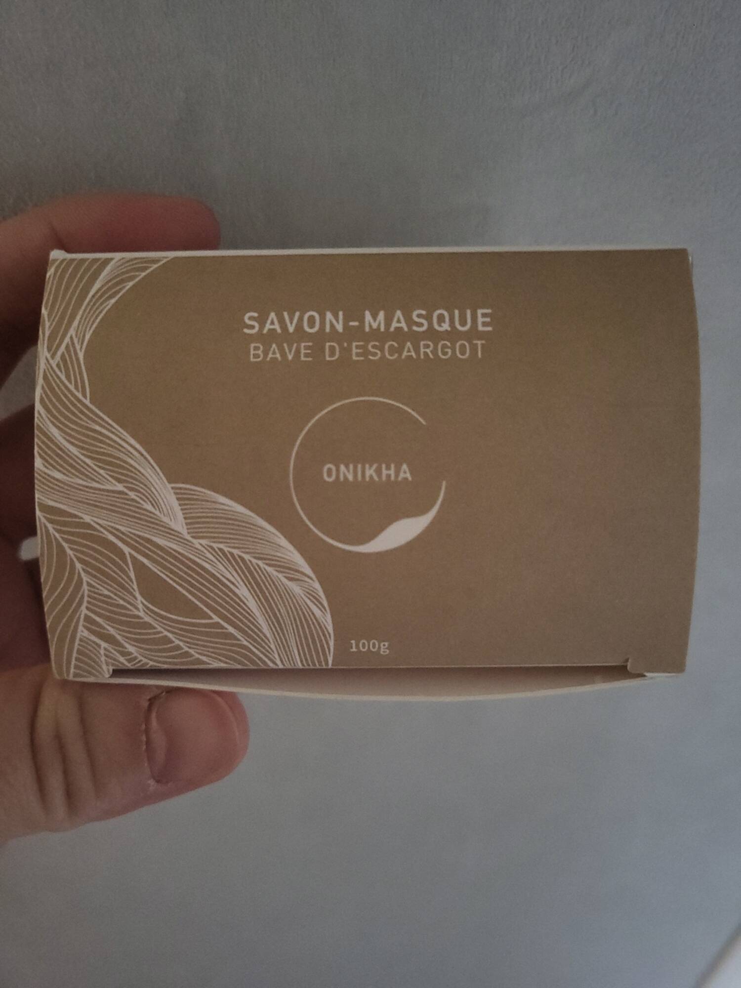 ONIKHA - Bave d'escargot - Savon-masque
