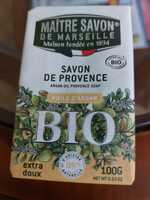MAÎTRE SAVON DE MARSEILLE - Savon de Provence  à l'huile d'argan bio