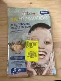 7TH HEAVEN - Masque en tissu peau sensible 24h hydratation