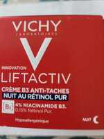 VICHY - Liftactiv innovation - Crème B3 anti-taches nuit au rétinol pur