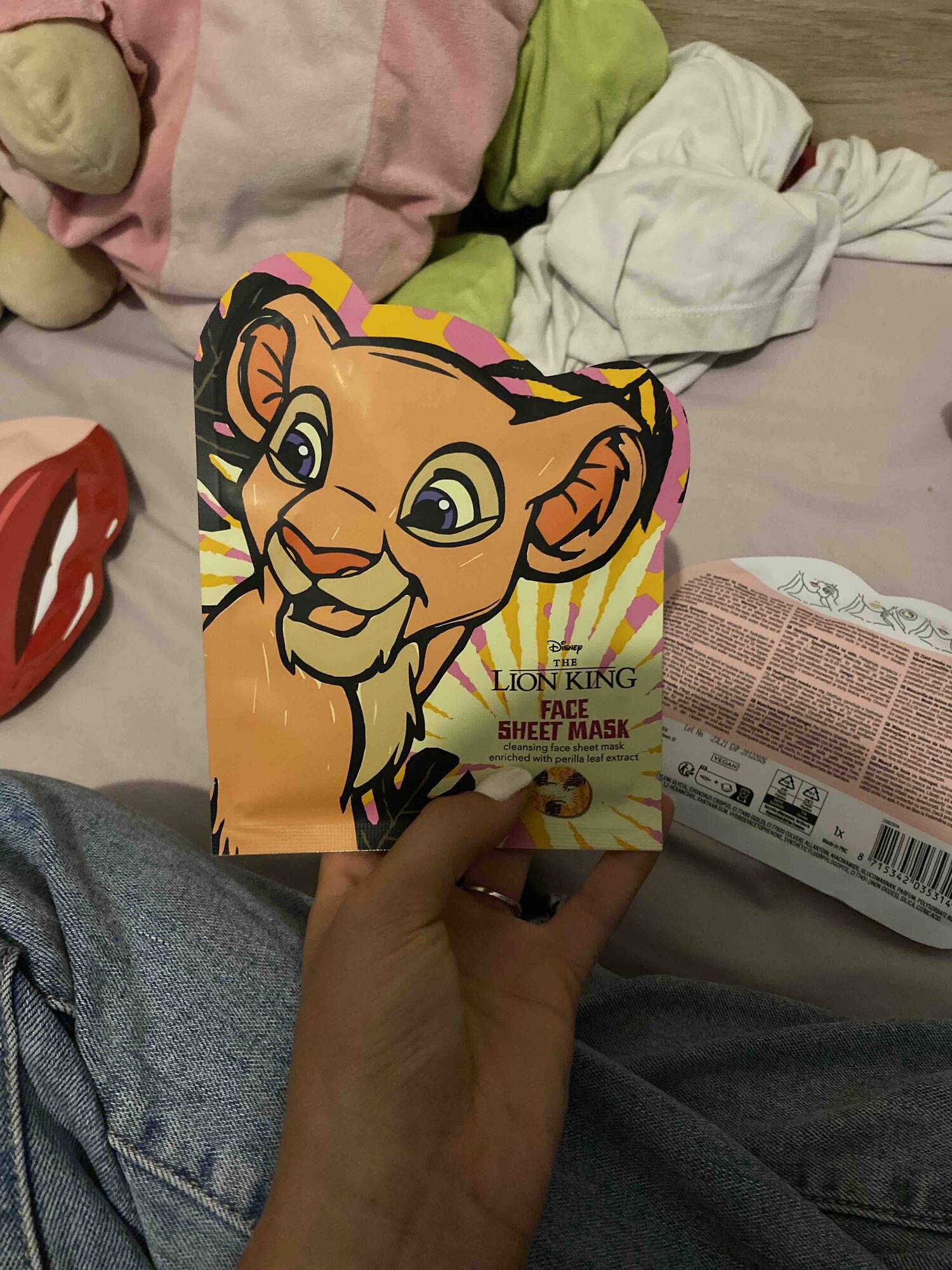 DISNEY - The lion king - Face sheet mask