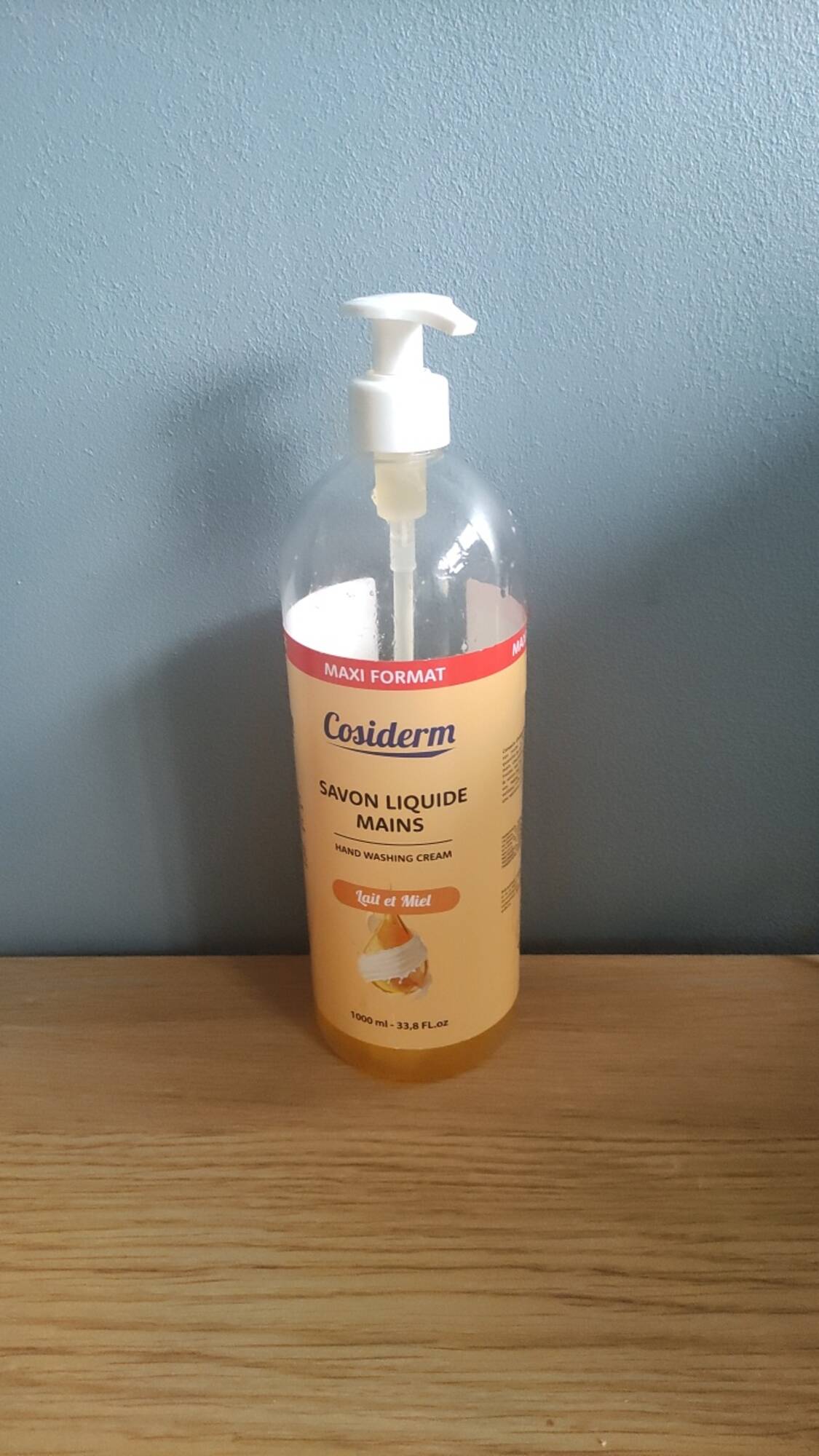 COSIDERM - Savon liquide mains lait et miel