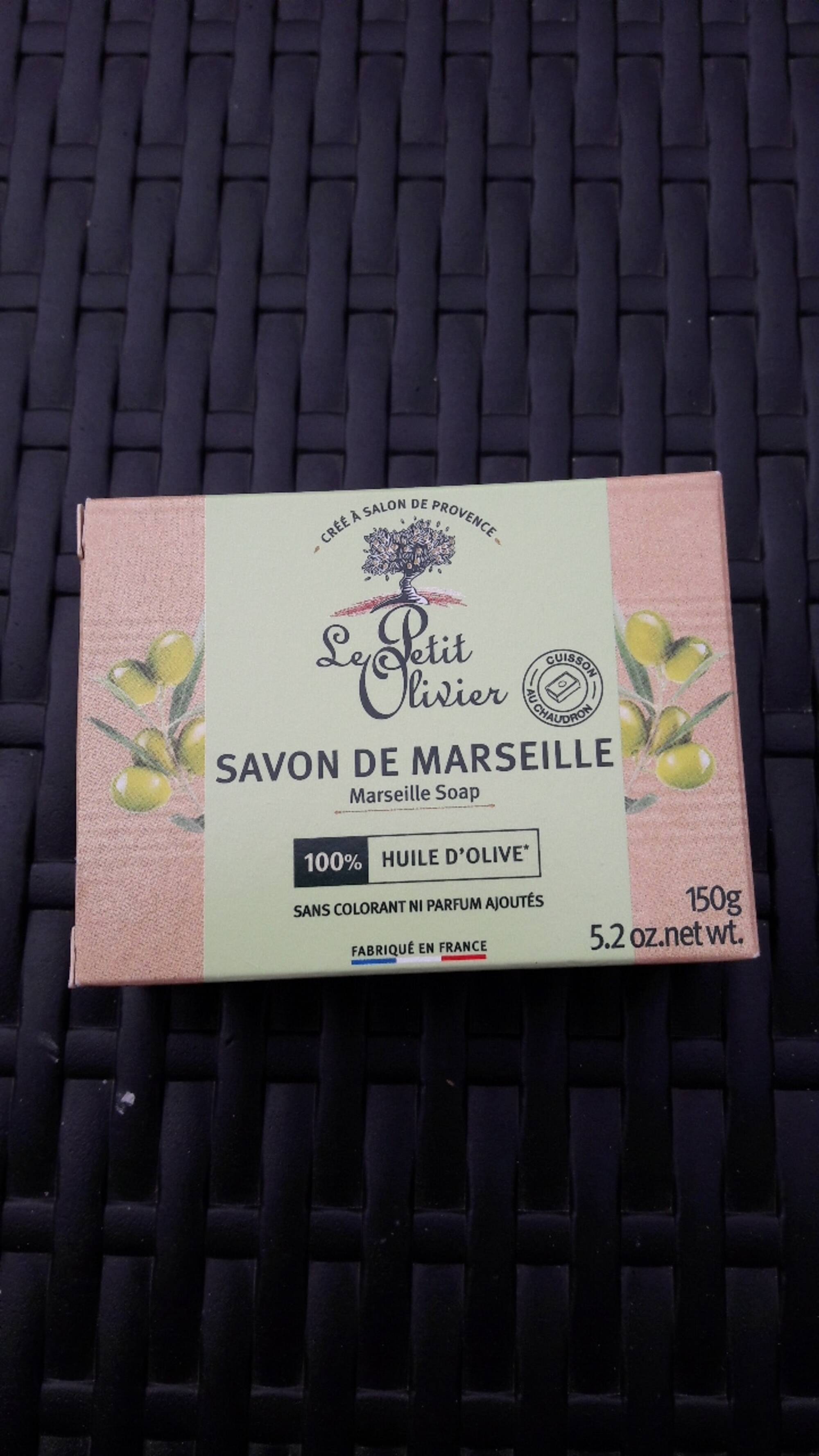 LE PETIT OLIVIER - Savon de Marseille 100% huile d'olive