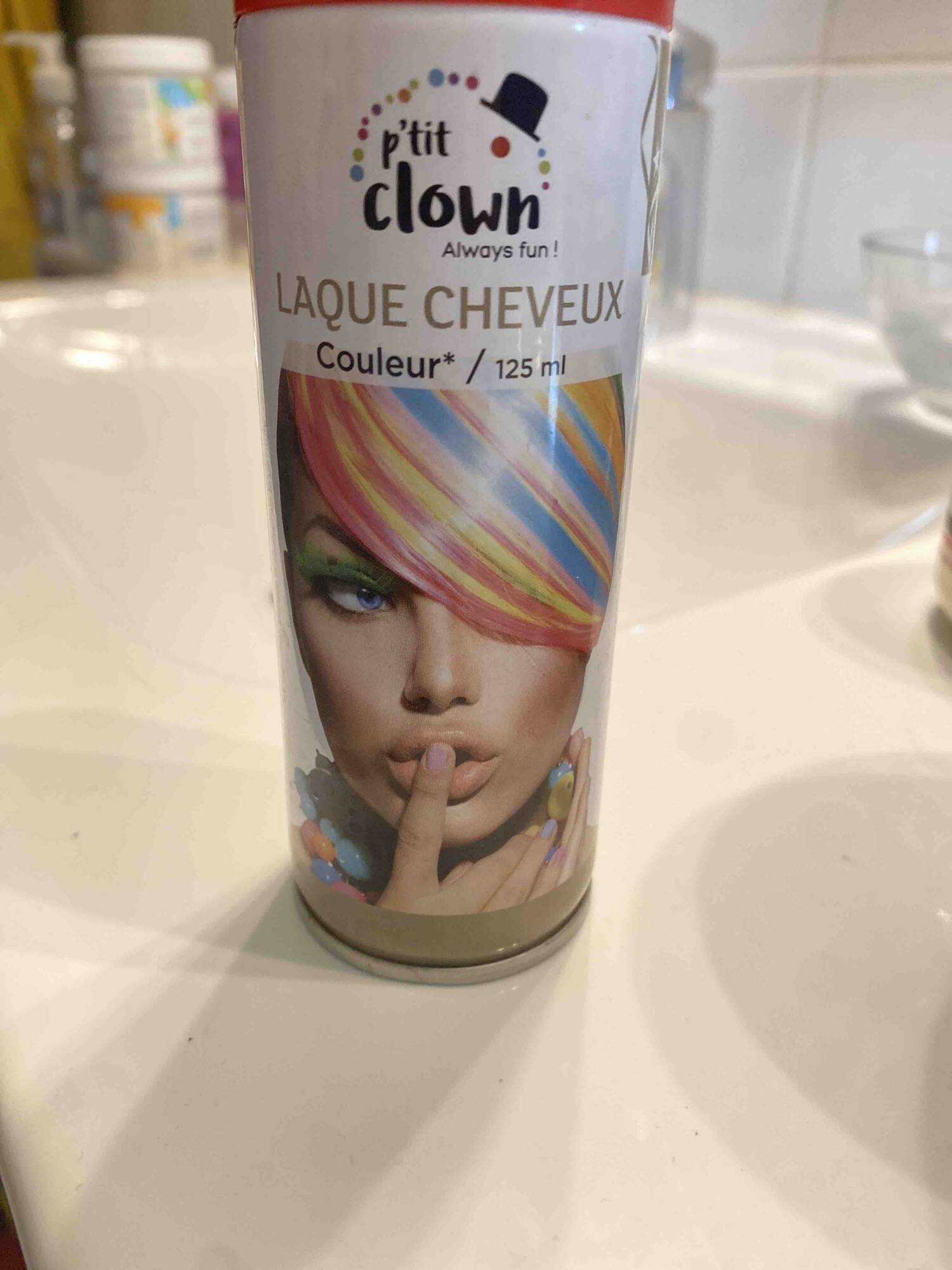 PTIT CLOWN - Always fun - Laque cheveux couleur