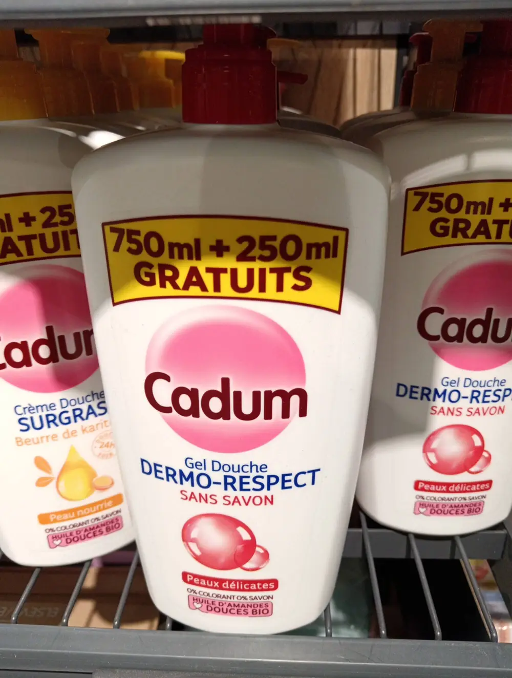 CADUM - Gel douche dermo-respect