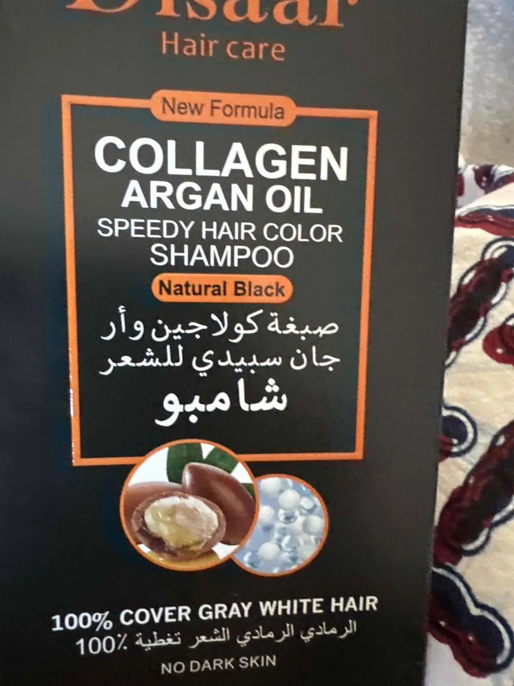 DISAAR - Collagen argan oil - Speedy hair color shampoo