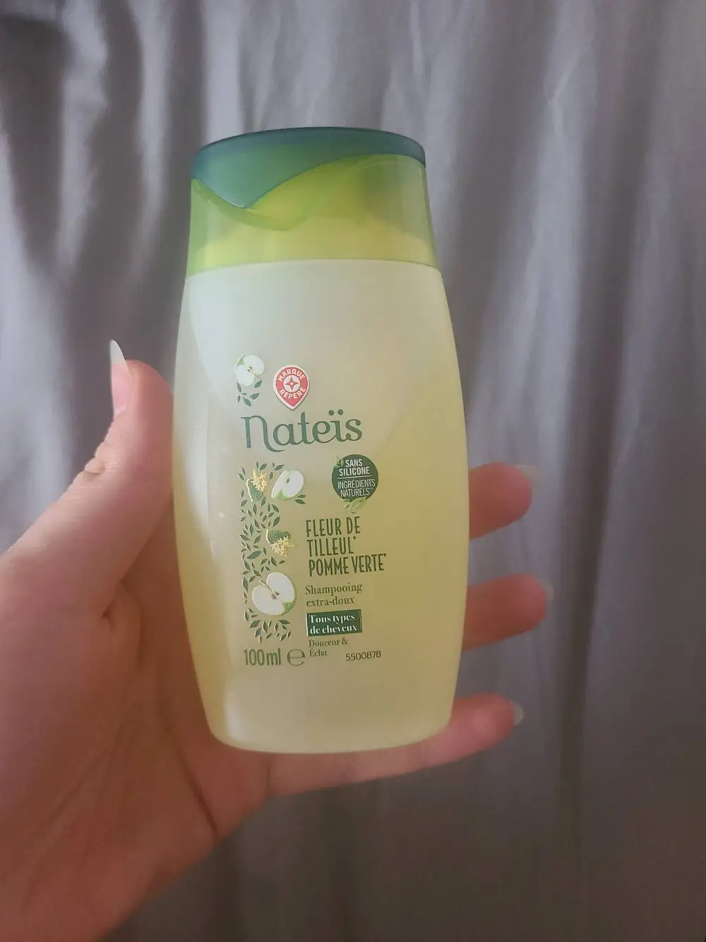 NATEÏS - Fleur de tilleul pomme verte - Shampooing extra-doux
