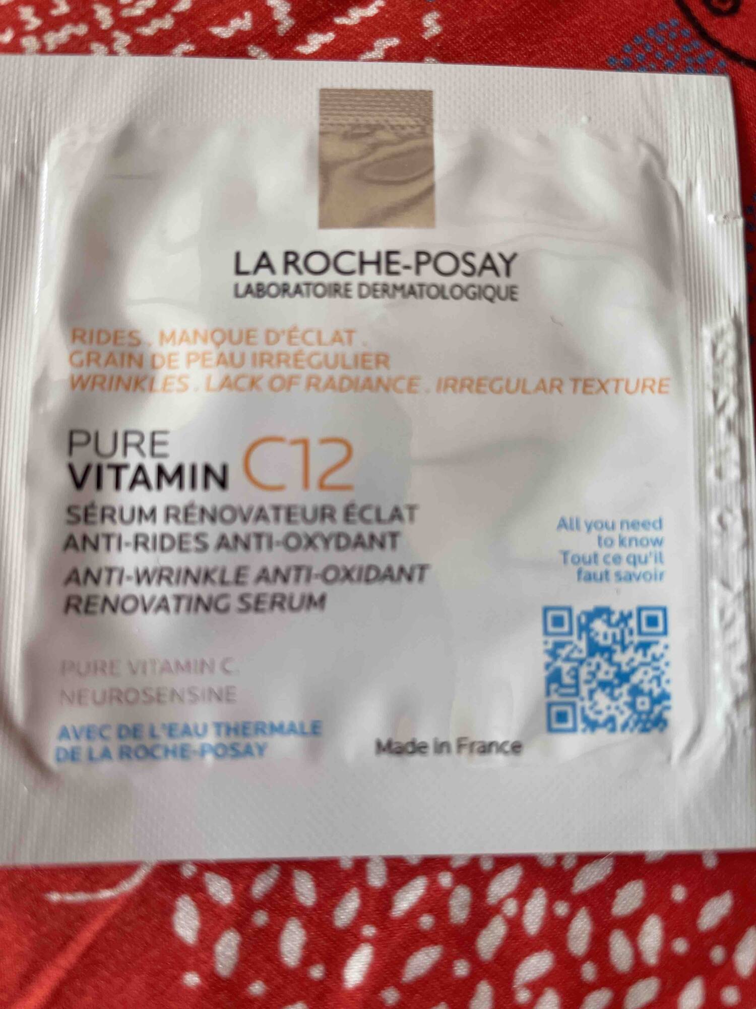 LA ROCHE-POSAY - Pure vitamin C12 - Sérum rénovateur anti-rides 