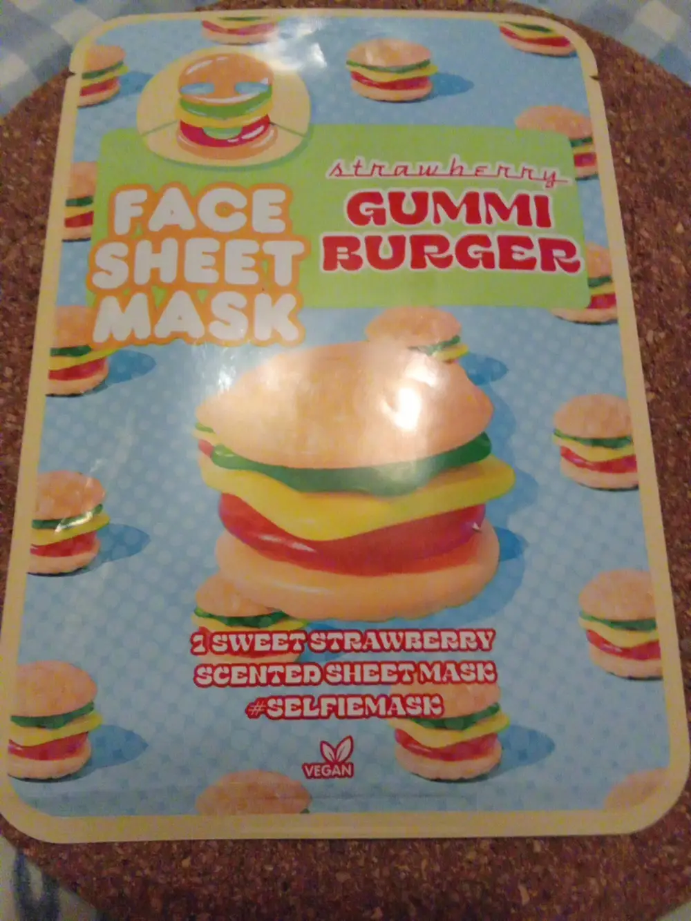 MAXBRANDS - Gummi burger - Face sheet mask 