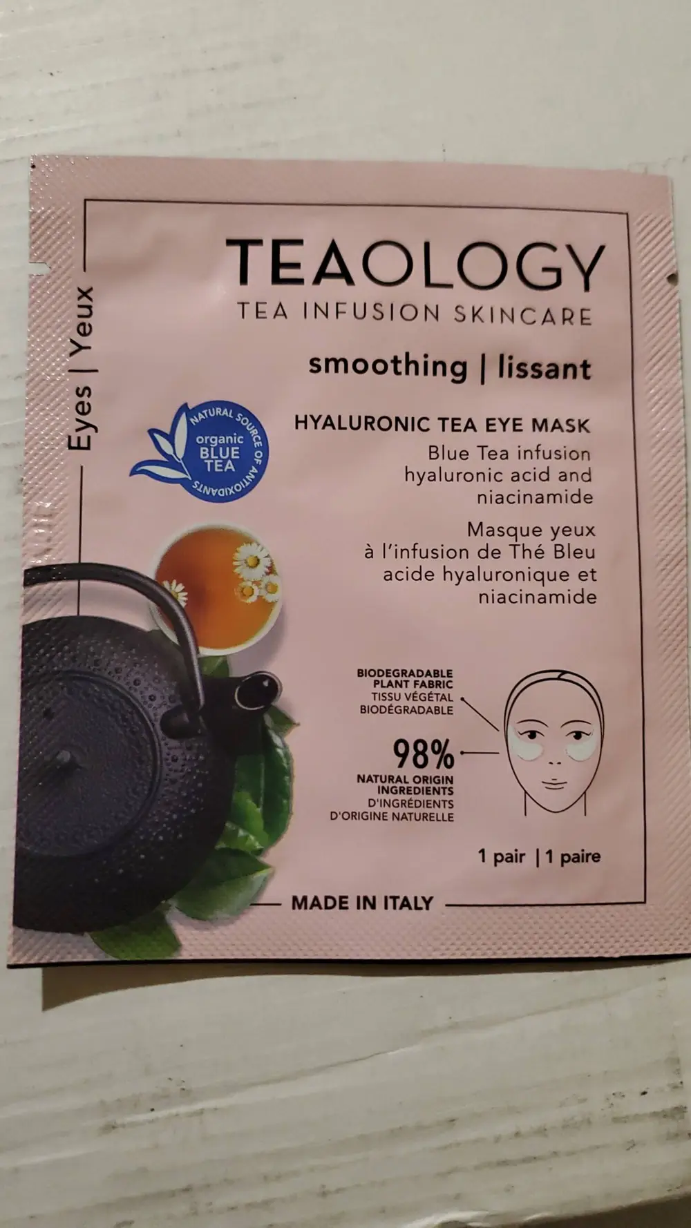 TEAOLOGY - Masque yeux lissant