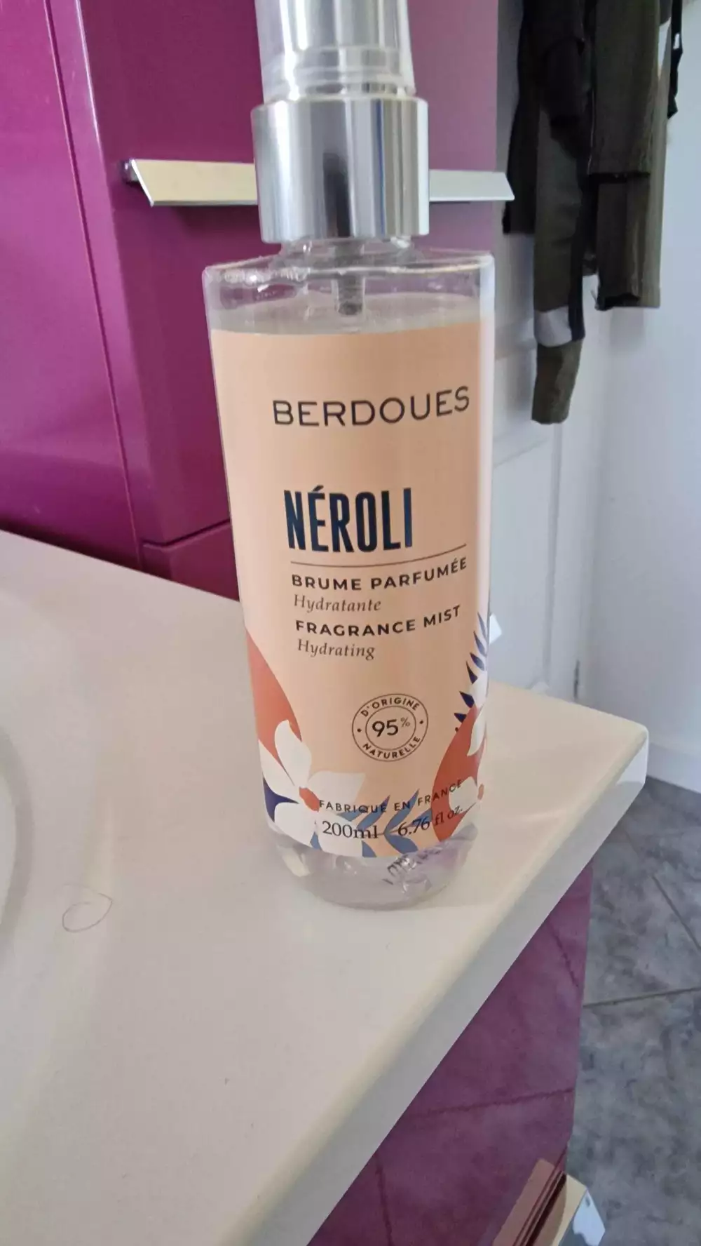 BERDOUES - Néroli - Brume parfumée hydratante